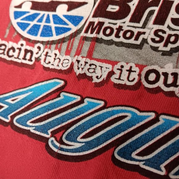 NASCAR Bristol Motor Speedway Sharpie 500 2007 Race 3XL T Shirt Red Auto RacingG - Picture 5 of 13